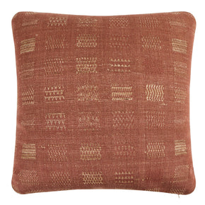 Window Weave Terra Cotta<br />Cotton & Tussar Silk