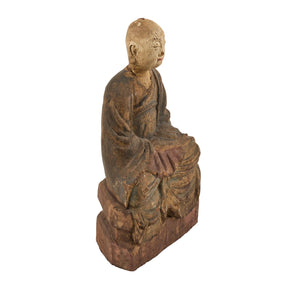 Antique <br /> Buddha or Lama Figure I