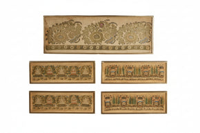 Pair Ottoman<br /> Textile Fragments I