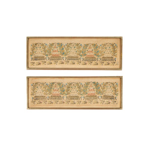 Pair Ottoman<br /> Textile Fragments I