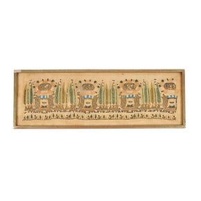 Pair Ottoman <br />Textile Fragments II