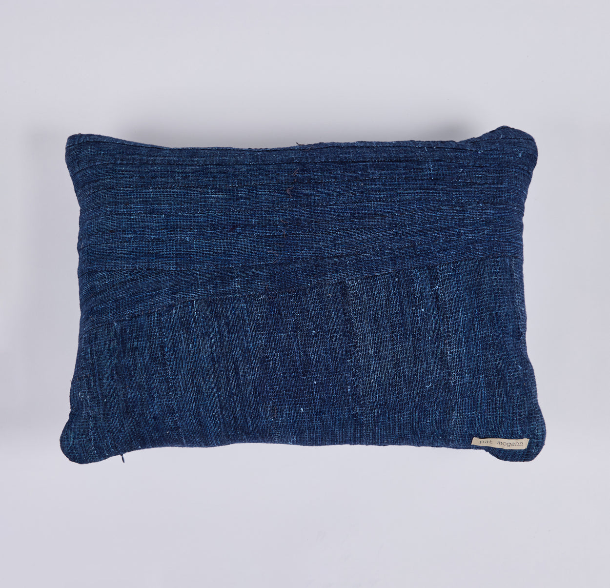 African Embroidery Pillow<br />Indigo IV
