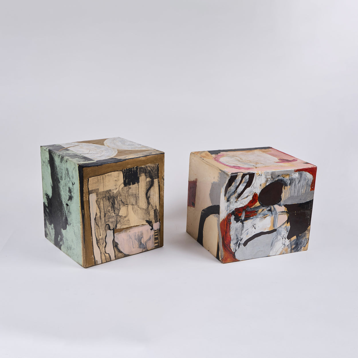 Abstract Paintings Boxes