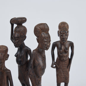Sculpted Ebony Figures