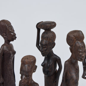 Sculpted Ebony Figures