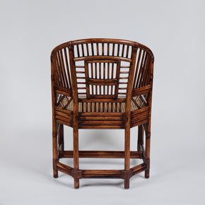 Pair Rattan Chairs