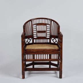 Pair Rattan Chairs