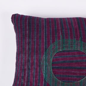 African Embroidery<br />Magenta Pillow