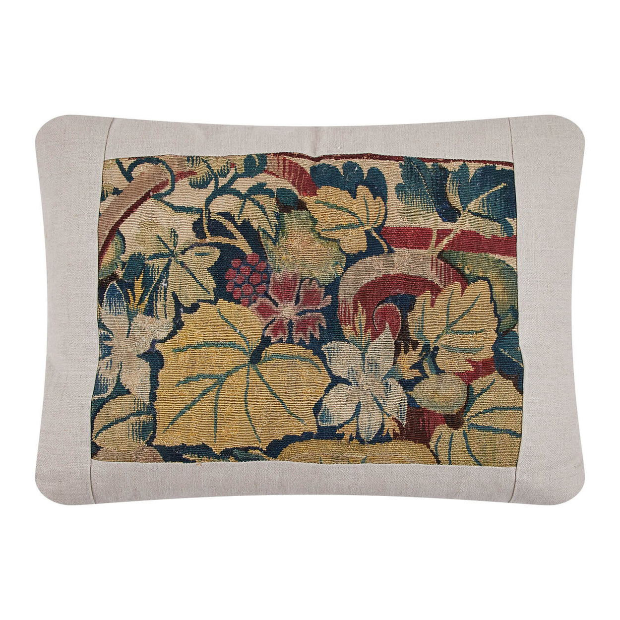 Antique Tapestry<br>Pillow Oak Leaf