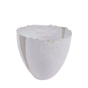 (ALTERNATE VIEW) Ceramic Bowl by P. Linn. California ceramicist, P. Linn 7.5" H x 8.5" top Dia x 2.5" bottom Dia