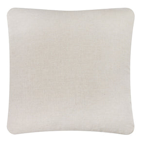 (PILLOW BACK) Japanese Stripe Throw Pillow - Wool & Tussar Silk. Hand made with Neeru Kumar Handwoven Designer Textiles from India. Exclusive to Pat McGann. Natural linen back. Invisible zipper closure.  Feather and down fill. Multiple sizes available. Yardage available.