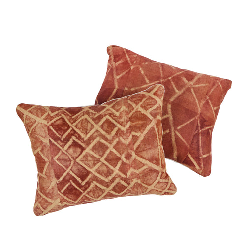 Brick Red <br />Kuba Pillows