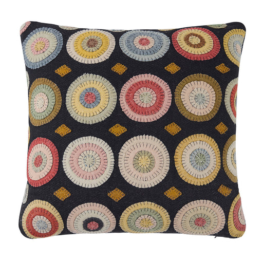 Indian Felt Circles <br />Pillow I