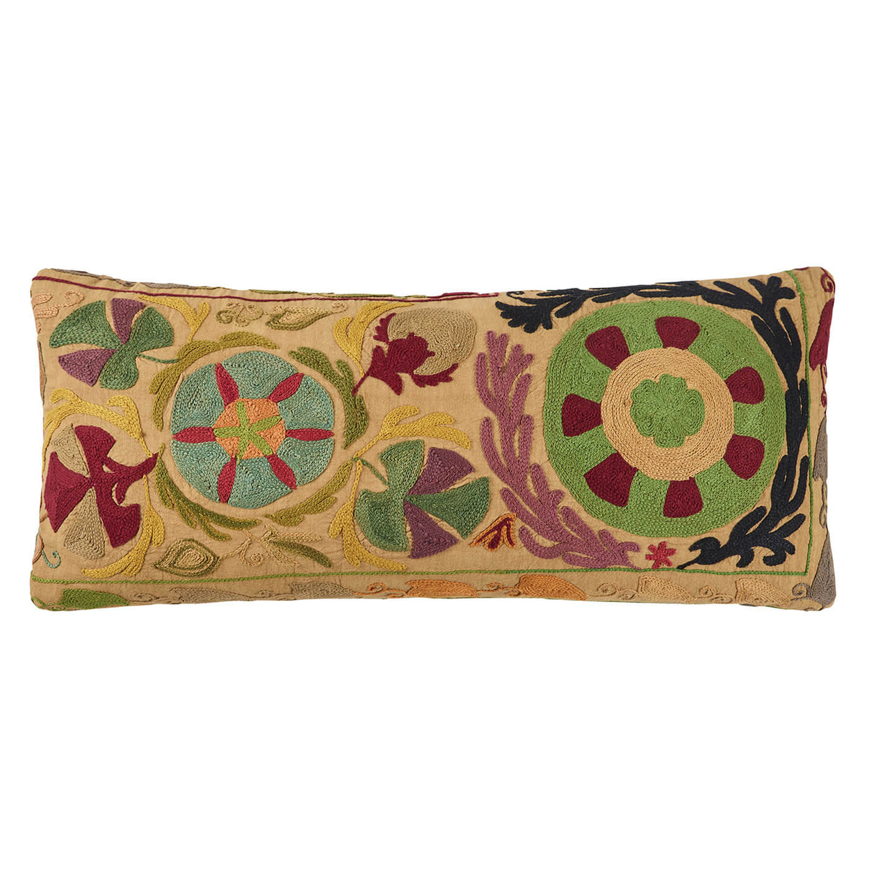 Multi Color Suzani <br />Pillow Double Sided II