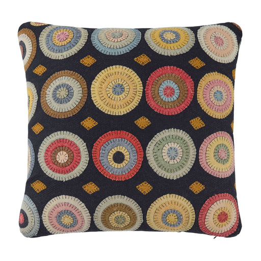 Indian Felt Circles <br />Pillow II