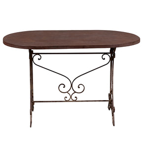 French Metal Folding Table