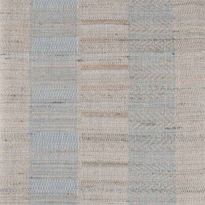 NEW - Hand Blue Gray Handwoven Fabric. Raw Tussar Silk and Cotton. Neeru Kumar Handwoven Designer Textiles from India. 54" W