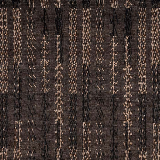 Fabric by the yard -- Tree black color custom upholstery. Raw Tussar Silk and Wool by Neeru Kumar Handwoven Designer Textiles from India.