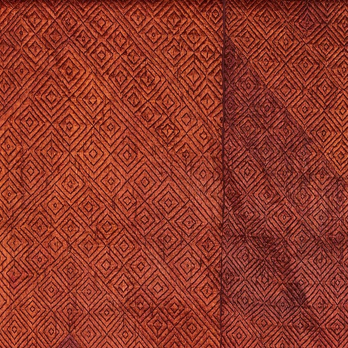 (FABRIC DETAIL) Punjabi Phulkari Panel. Indian Phulkari dowry piece from Punjab. All over silk floss embroidery on handwoven cotton. Early 20th C. 43" x 102"