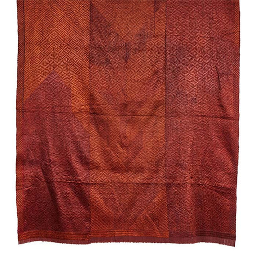 Punjabi Phulkari Panel. Indian Phulkari dowry piece from Punjab. All over silk floss embroidery on handwoven cotton. Early 20th C. 43" x 102"