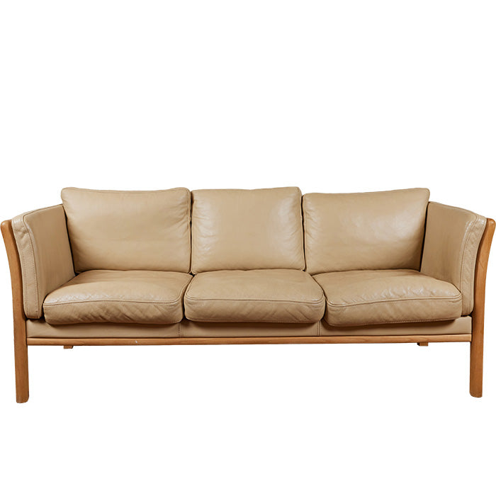 Scandinavian Leather Sofa II — McGann Gallery