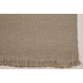 (Detail) Natural Cashmere Throw -- Luxurious Handwoven Cashmere. Made in Kashmir India. H 105 in. x W 80 in.